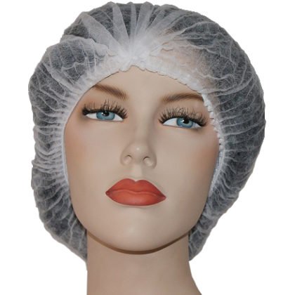 GORRO CIRCULAR PLEGADO BLANCO 100 UD