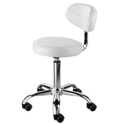 SILLA CON RESPALDO REGULABLE BLANCO