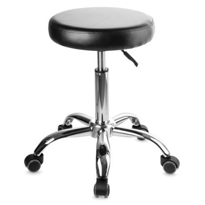 TABURETE SIN RESPALDO NEGRO 36 CM DIAM