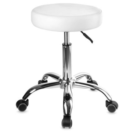 TABURETE SIN RESPALDO BLANCO 36 CM DIAM