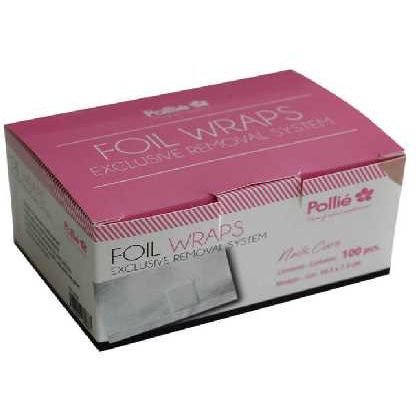 ALUMINIO+ALGODON PARA REMOVER SEMIPERMANTE 100 UD