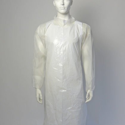 DELANTAL POLIETILENO BLANCO 69x117 100 UD