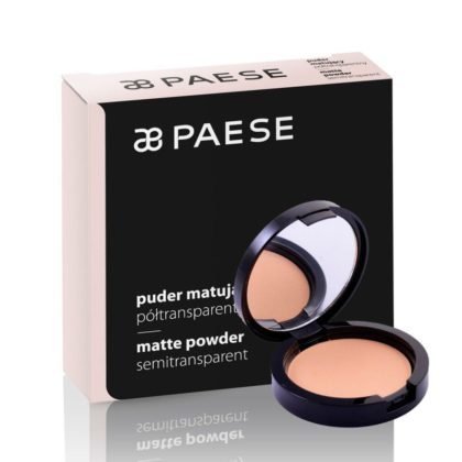 PAESE- Matte Powder Semitransparent- polvo compacto matificante Color: 6A