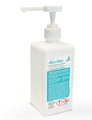 GEL HIDROALCOHÓLICO CON ALOE 500 ML CON BOMBA DOSIFICADORA
