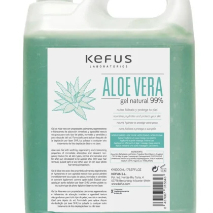 GEL POST DEPIL ALOE 99 % 5000 ML KEFUS