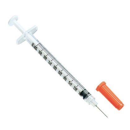 JERINGAS 3 CUERPOS INSULINA 1ML 29G 13MM CAJA 100UD